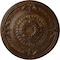 Ekena Millwork Athens Ceiling Medallion (Fits Canopies up to 3 5/8"), 26 1/4"OD x 3 1/4"P, Root Beer Crackle CM27ATRBC - alternate 1